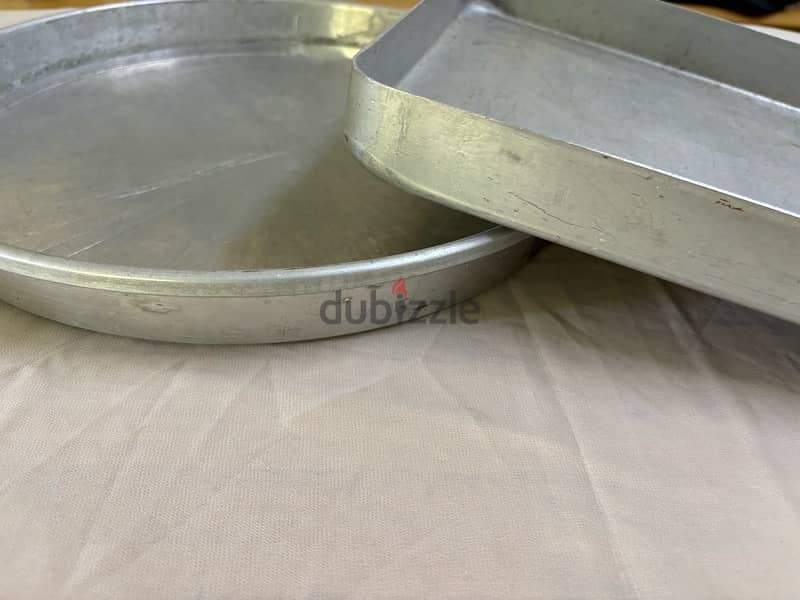 Aluminium desert tray available 0