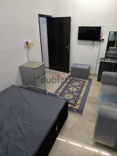 Bedroom with private bathroom and kitchen furnished in Al Khuwair