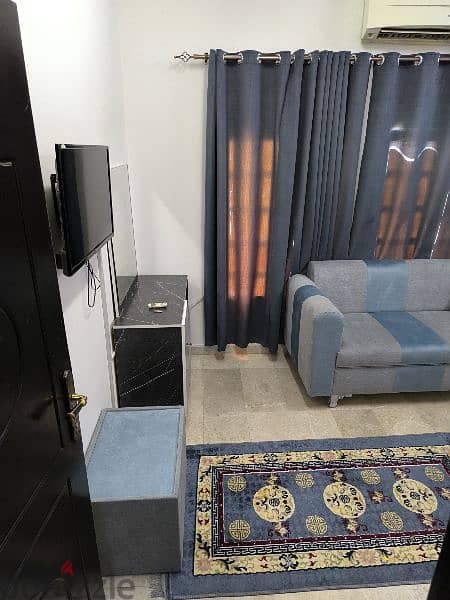 Bedroom with private bathroom and kitchen furnished in Al Khuwair 1