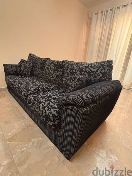 5 seater Fabric Sofa good condition 3