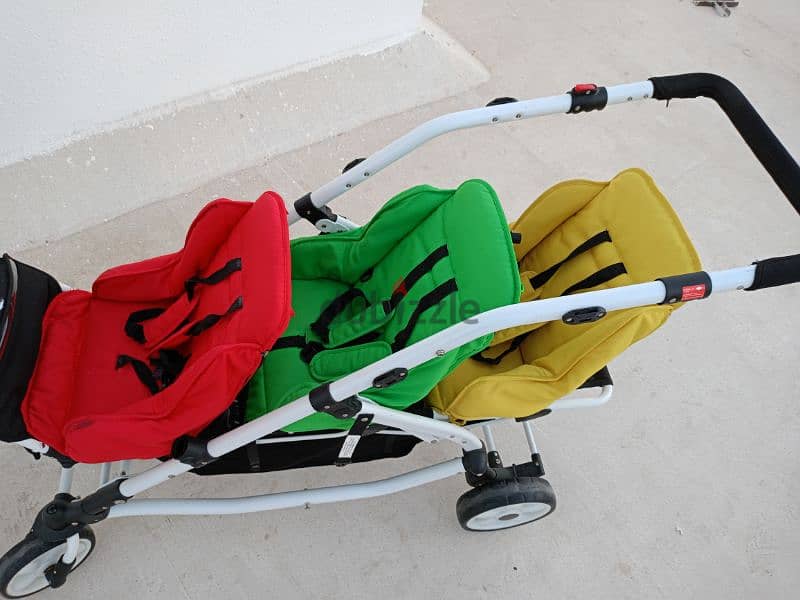 Triplets stroller for sale 1