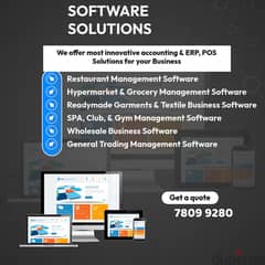 Comprehensive Software Solutions for Every Business!