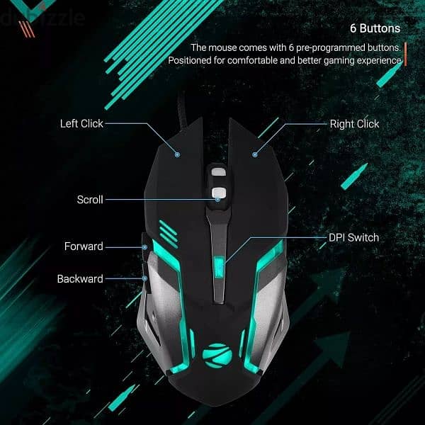 ZEBRONICS Transformer-M USB Wired Gaming Mouse - RGB MultiColor LED 0