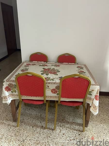 dining table with four chairs 2