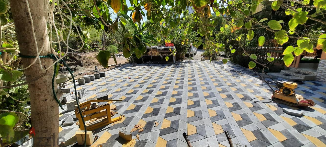 INTERLOCK PAVING BLOCKS انترلوك ذو جوده عاليه 12