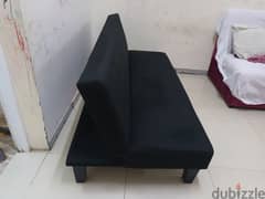 Sofa bed black color 0