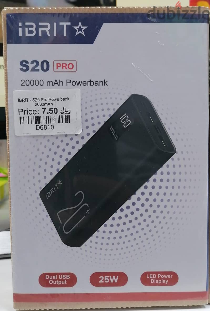 IBRIT - S20 Pro Powerbank 20000mAh 0