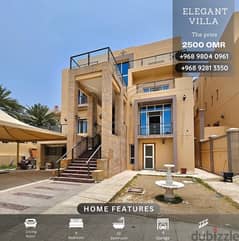 Luxurious villa for rent in Madinat al illam , price 2500 OMR