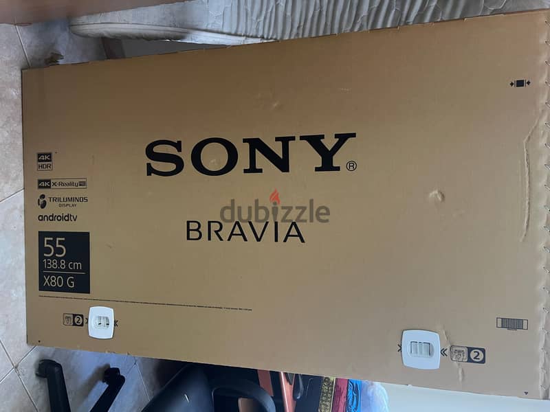 Sony Bravia 55 inch 4K HDR Android TV & Samsung Soundbar 2