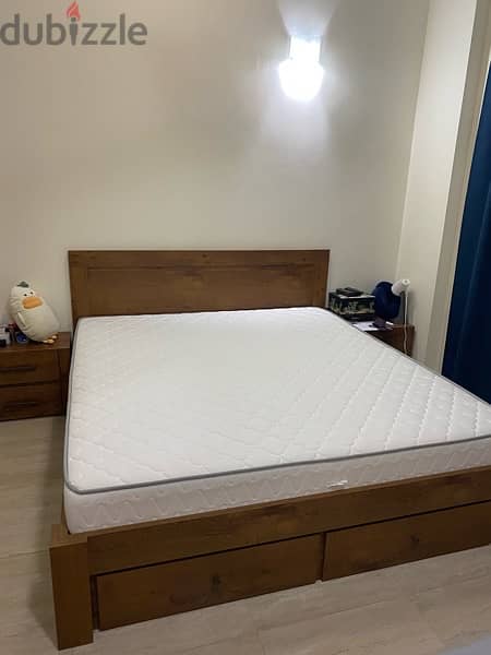 مرتبة 180x200 شبه جديدة  -Mattress 180x200 almost new with warranff 2