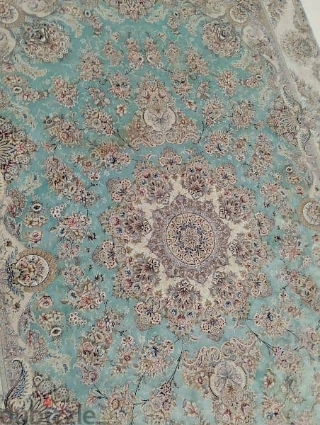 genuine silk carpet. " 0