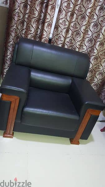 single sofa, ottoman, study table, two arm chairs 1