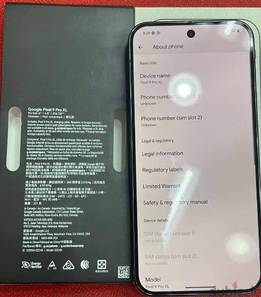 Google pixel 9 pro xL 256gb and 12gb Ram 2