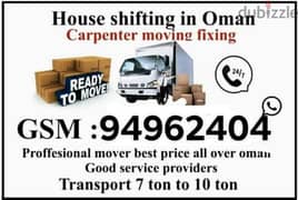 Muscat House shifting ( Muscat Movers and Packers  any time anywhere)