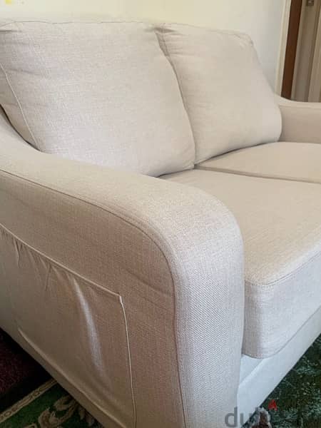 3PC Off White Sofa set 3