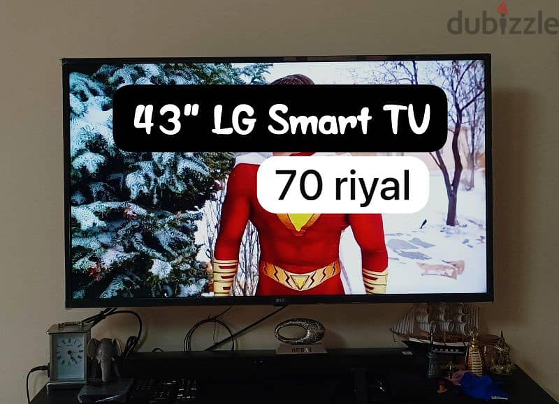 LG 43" Smart TV with Remote 0