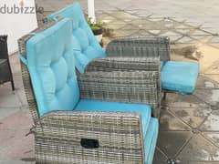 Various outdoor furniture items