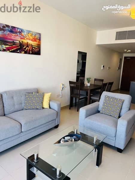 Furnished One bedroom for rent in the links Muscat hills 0