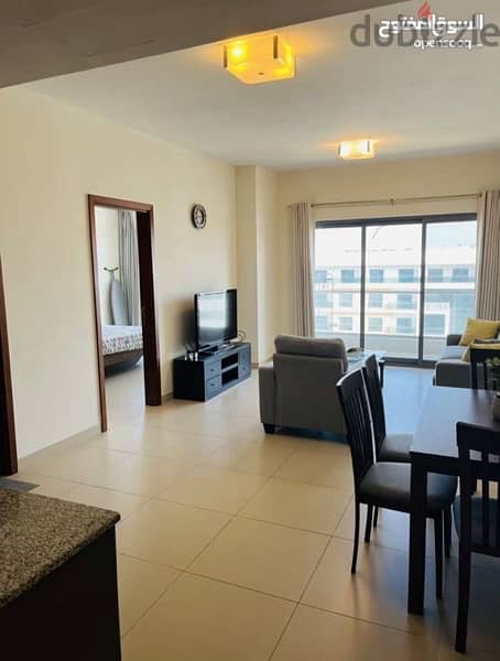 Furnished One bedroom for rent in the links Muscat hills 1