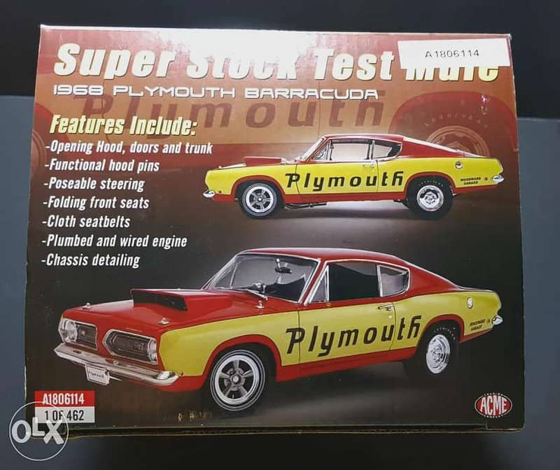 1968 Plymouth Barracuda 1:18 3