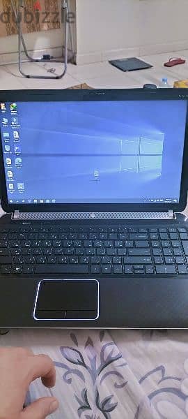 hp pavalion dv6 core i7 , 8gb ram ,500 ssd , 1 gb graphic card 0