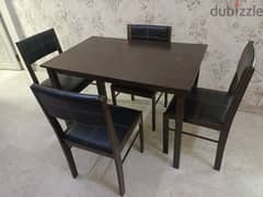 wood dining table. 0