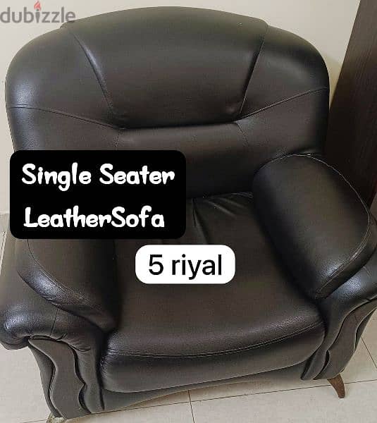 Leather Sofas with cover 1