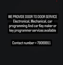 we provide door to door service 0