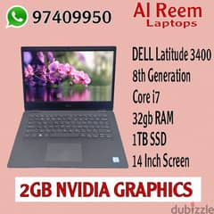 2gb Graphics Core i7 32gb Ram 1Tb Ssd 14 Inch Screen