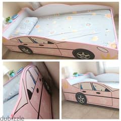 سرير اطفال ممتاز - الحاله ممتازه - kids Bed - Pink color - excellent