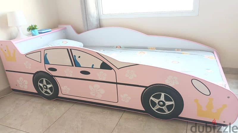 سرير اطفال ممتاز - الحاله ممتازه - kids Bed - Pink color - excellent 6