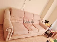 3 seater sofa+ coffee table