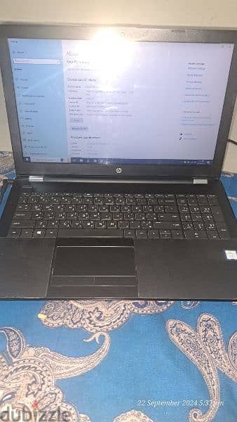 HP laptop intel core i5 7Gen 4GB Ram 100GB rom 1