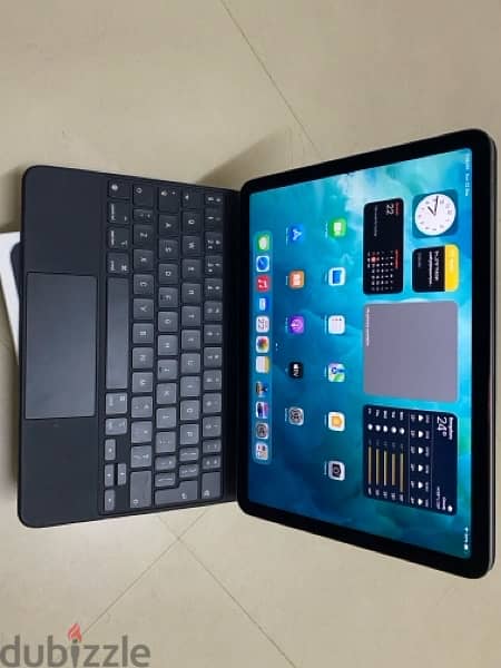 Apple Ipad Air 11” M2 6th gen & magic keyboard with 1year Warranty 2