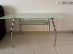 Unique glass dining table for sale