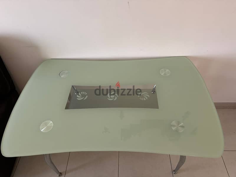 Unique glass dining table for sale 1