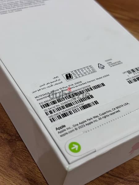 آيفون 15 بلس  256 جيجابايت وردي جديد iPhone 15 Plus 256GB Pink New 2