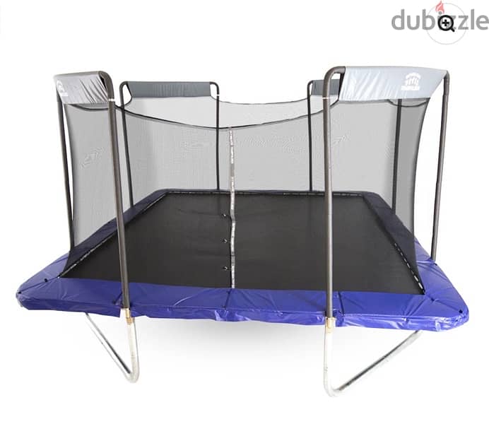 Skywalker trampoline Premium 16' Square Colossal with Enclosure 1