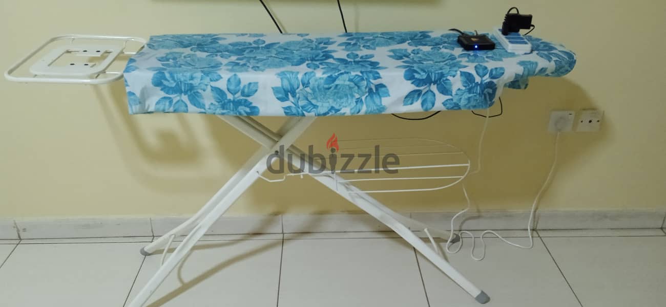 JVC TV, DAEVOO DE washing machine and ironing stand 2