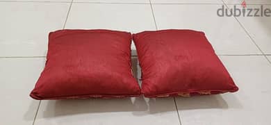 cushions with covers for urgent sale 0