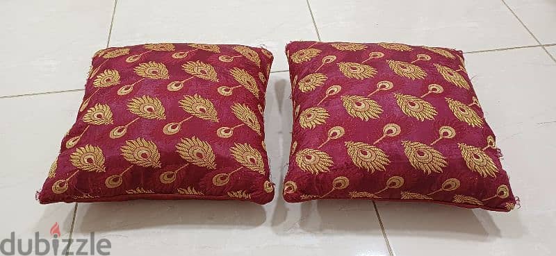 cushions with covers for urgent sale 1