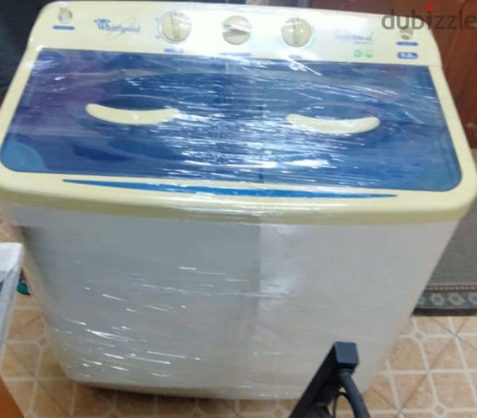 whirlpool semi automatic wachine machine 9kg with good condition 2