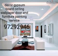 house panting decor gypsum wallpaper door and furniture painting srvce 0