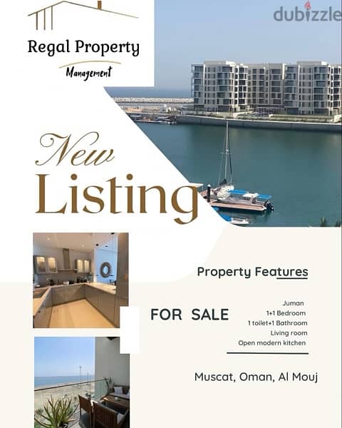 Don’t miss this Property in Juman apartment 1+1 BHK sea view 0