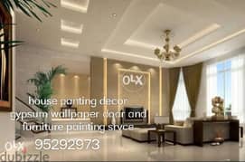 house panting decor gypsum wallpaper door and furniture painting srvce