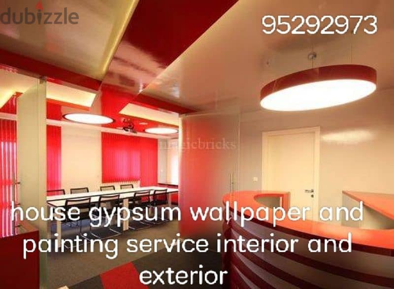 house panting decor gypsum wallpaper door and furniture painting srvce 1