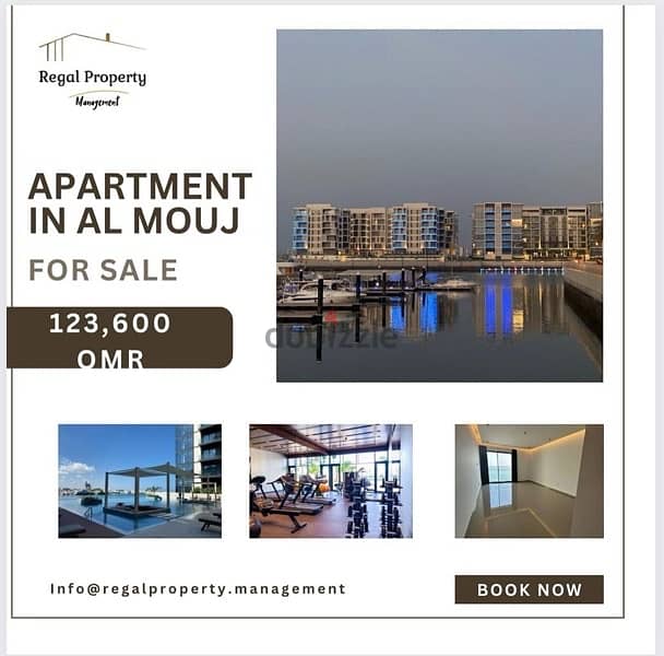 Luxurious Sea View 1 Bedroom Plus Study Apartment in Al Mouj Muscat 0