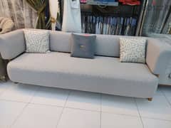 New 3 seater sofa without delivery 1 piece 80 rial