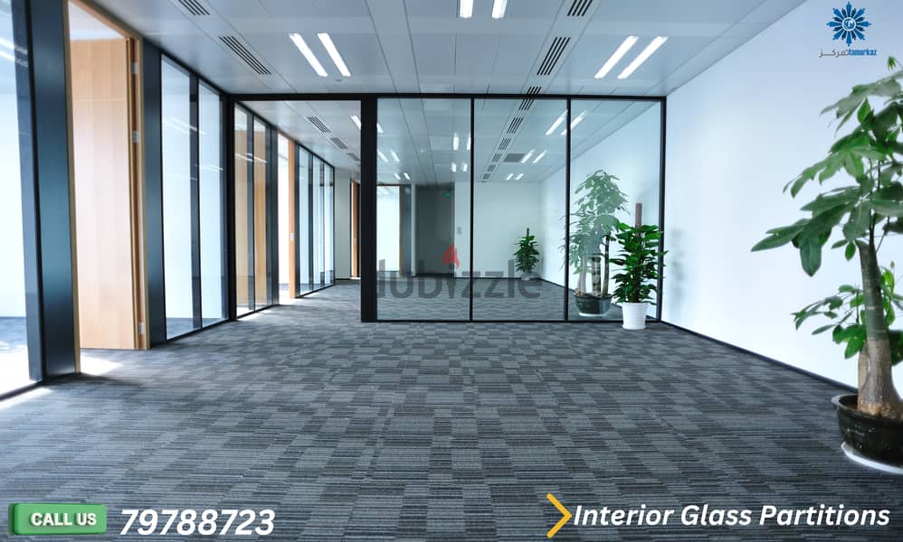 ⏩We do all kinds of glass work Fixing,Repair,Partition,Structural Glaz 2