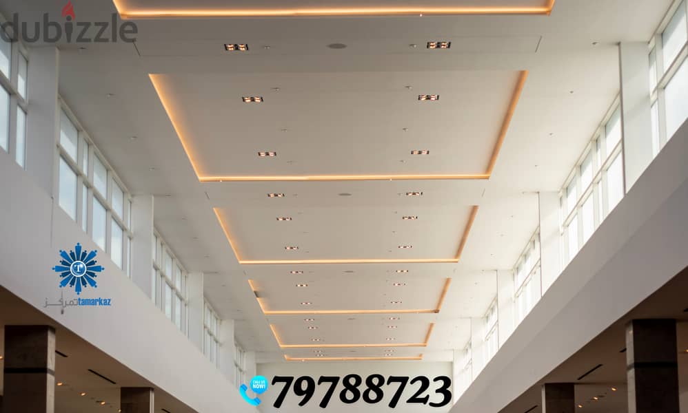 We do all types of interior gypsum partition & ceiling work as contrac 4